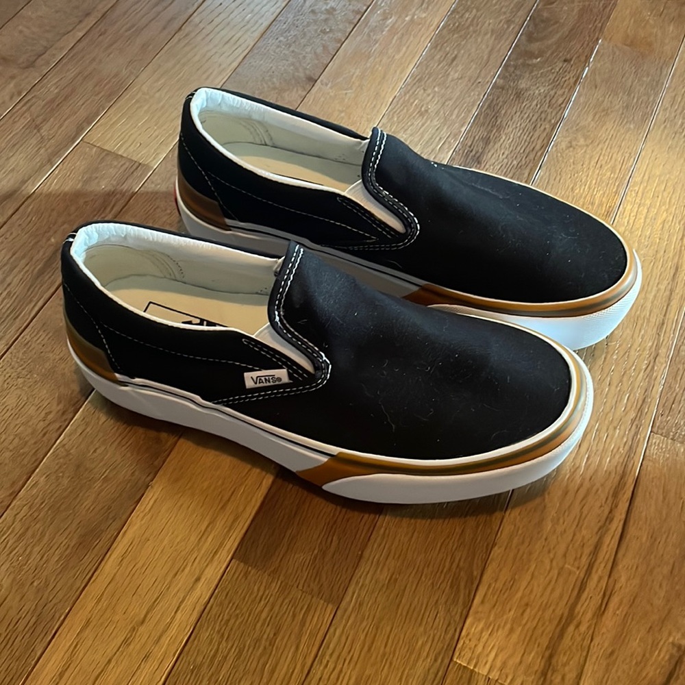 Slip on vans “stacked shoe”